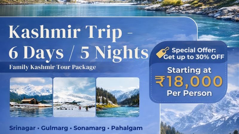 Kashmir Family Package 6 Days 5 Nights with Comfortable Stay