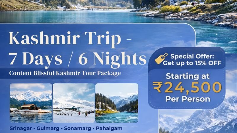 Kashmir Honeymoon Package 7 Days 6 Nights