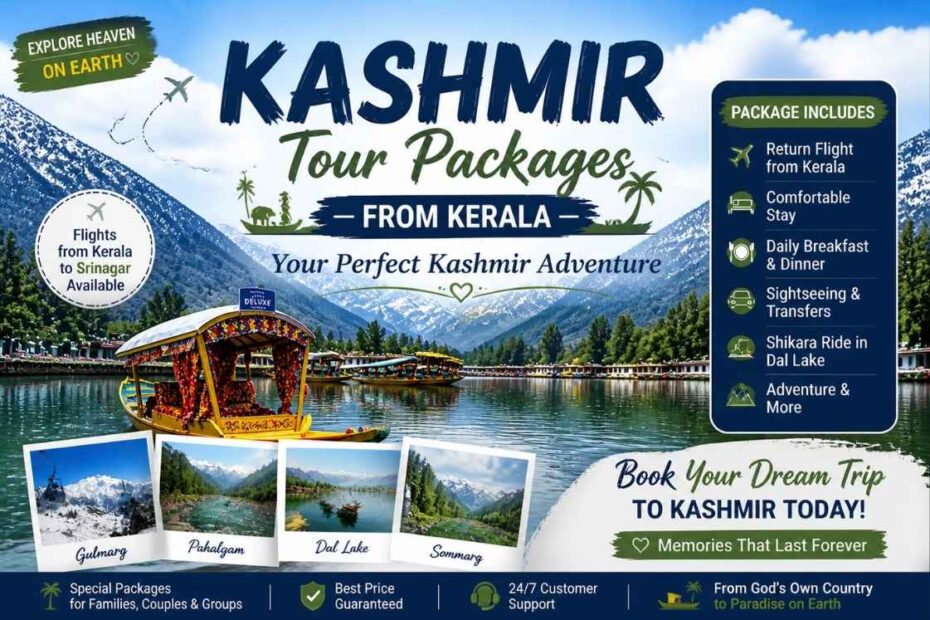 Kashmir Tour Packages from Kerala