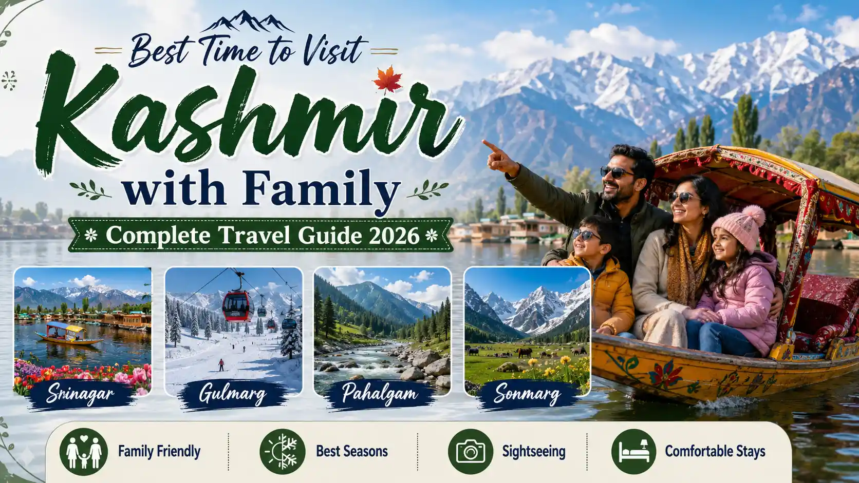 Best Time to Visit Kashmir with Family