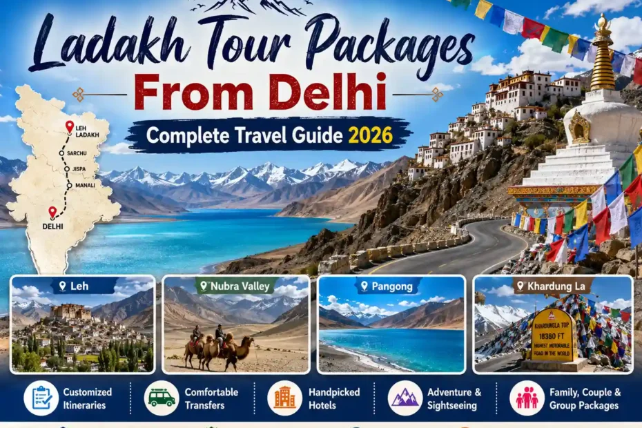 Ladakh Tour Packages From Delhi