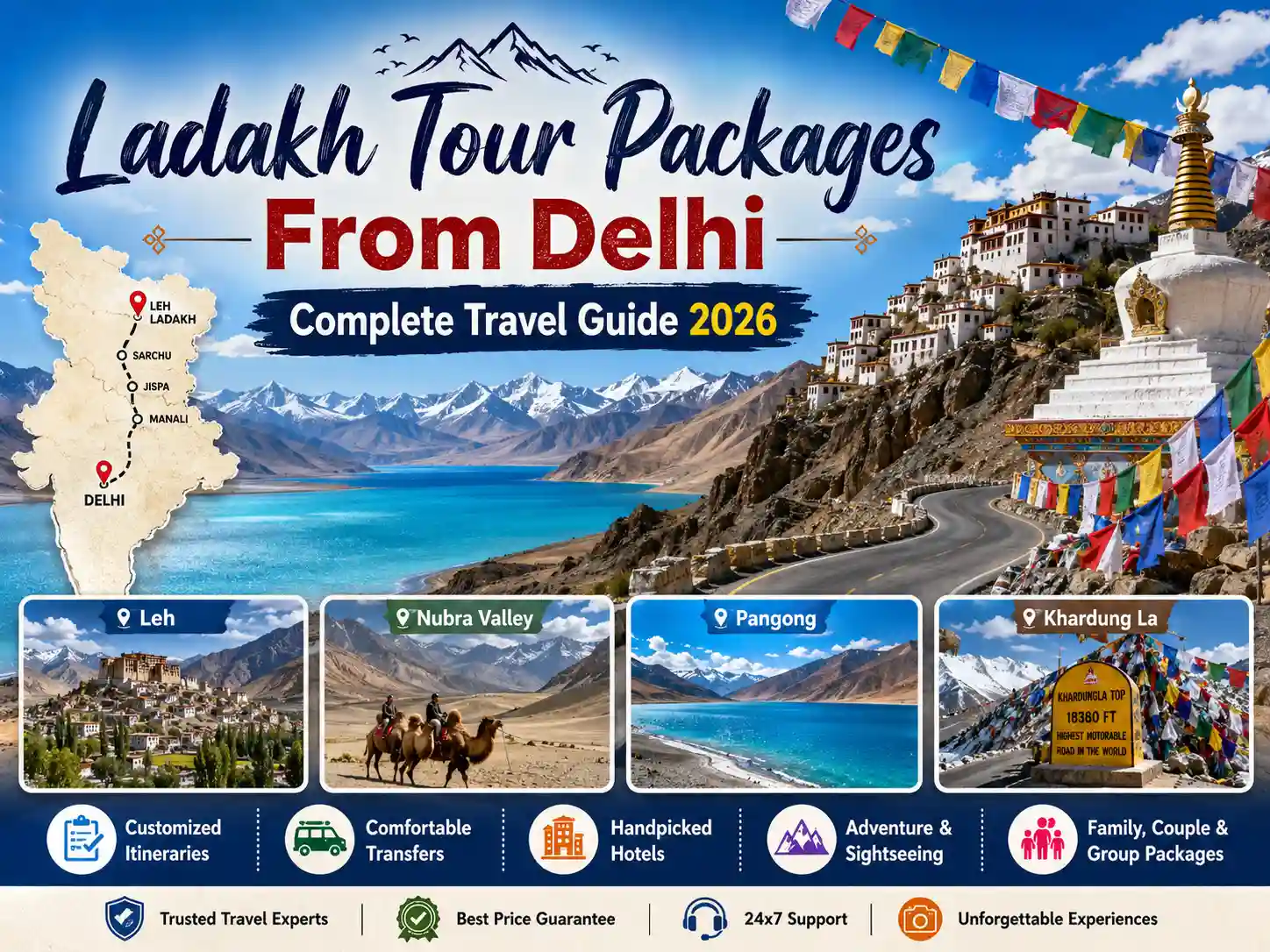 Ladakh Tour Packages From Delhi