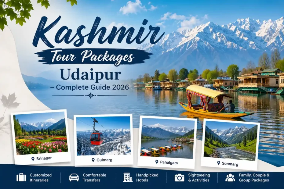 Kashmir Tour Packages Udaipur