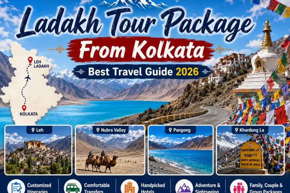 Ladakh Tour Package From Kolkata – Best Travel Guide 2026