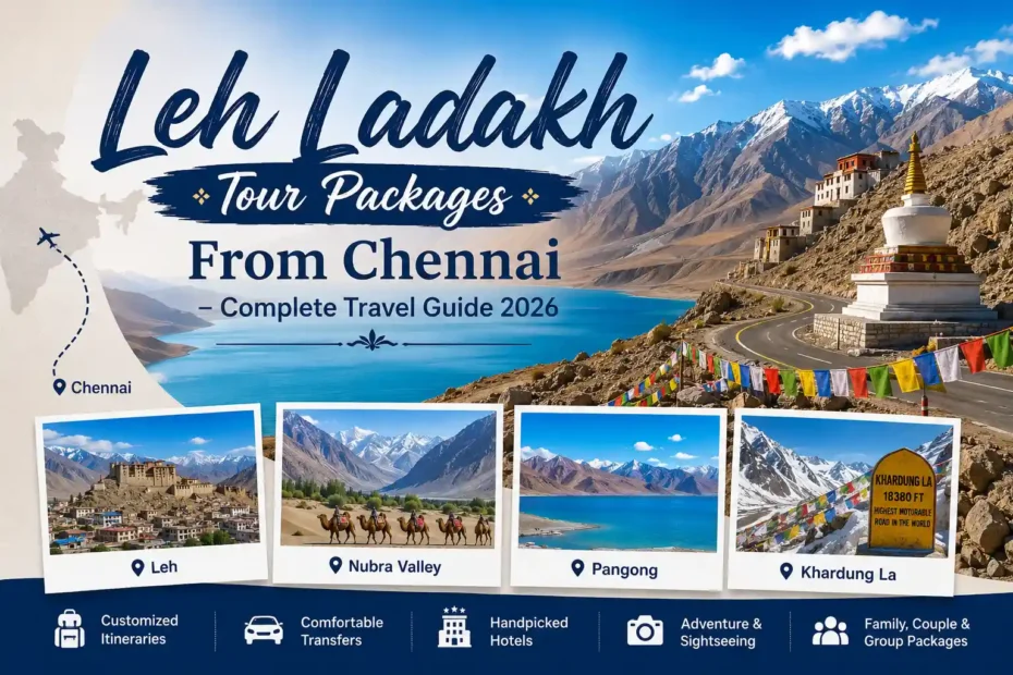 Ladakh Tour Packages From Chennai