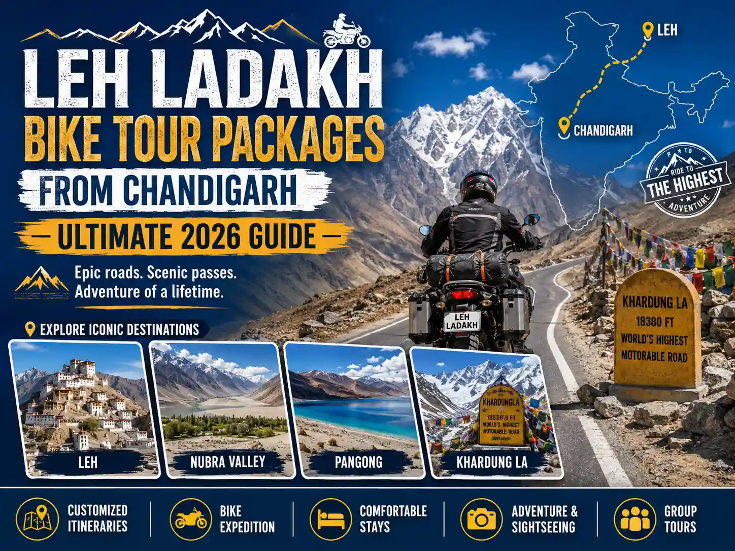 Ladakh Bike Tour From Chandigarh