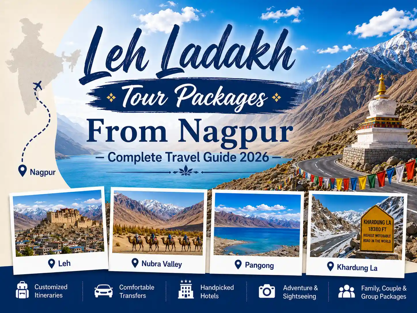 Leh Ladakh Tour Packages From Nagpur