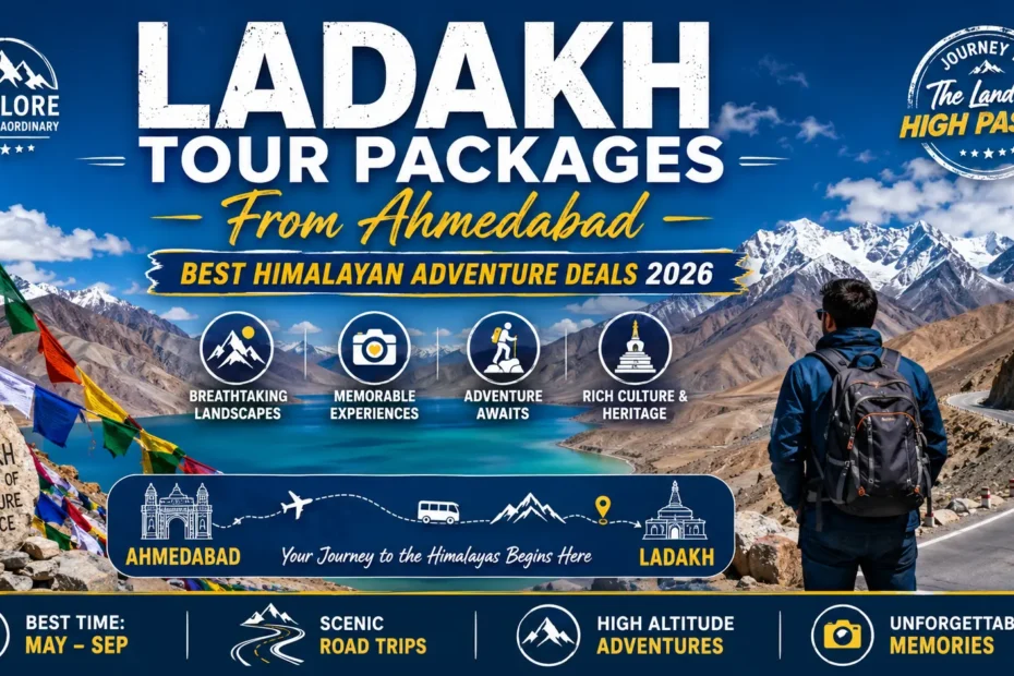 Ladakh Tour Packages From Ahmedabad