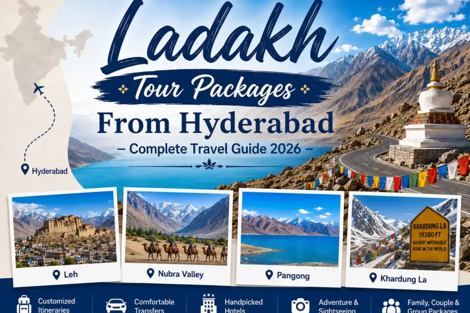 Ladakh Tour Packages From Hyderabad