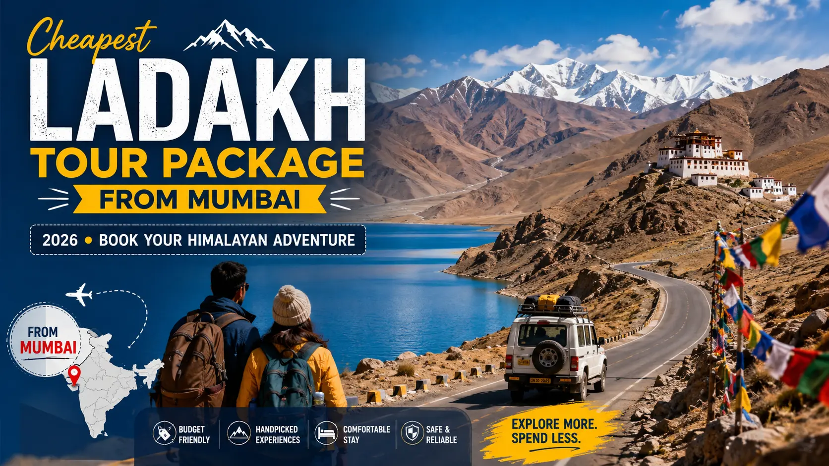 Cheapest Ladakh Tour Package from Mumbai