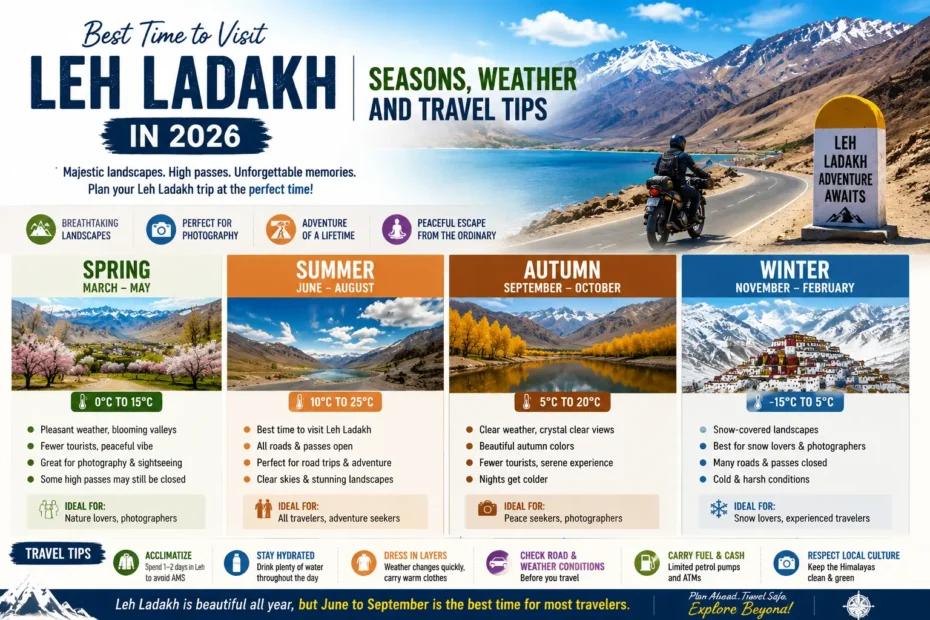 Best Time to Visit Leh Ladakh