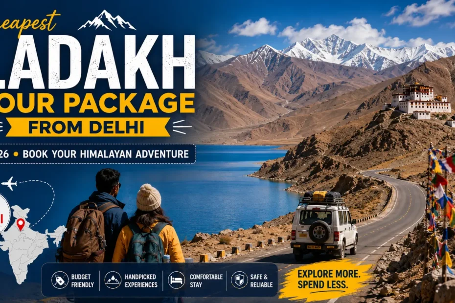 Cheapest Ladakh Tour Package from Delhi